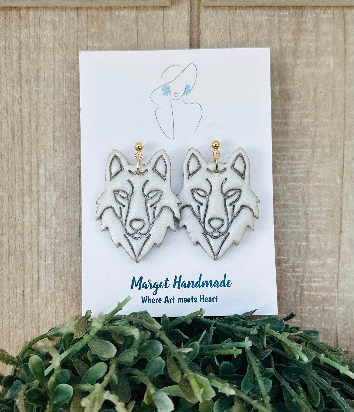 Wolf Earrings