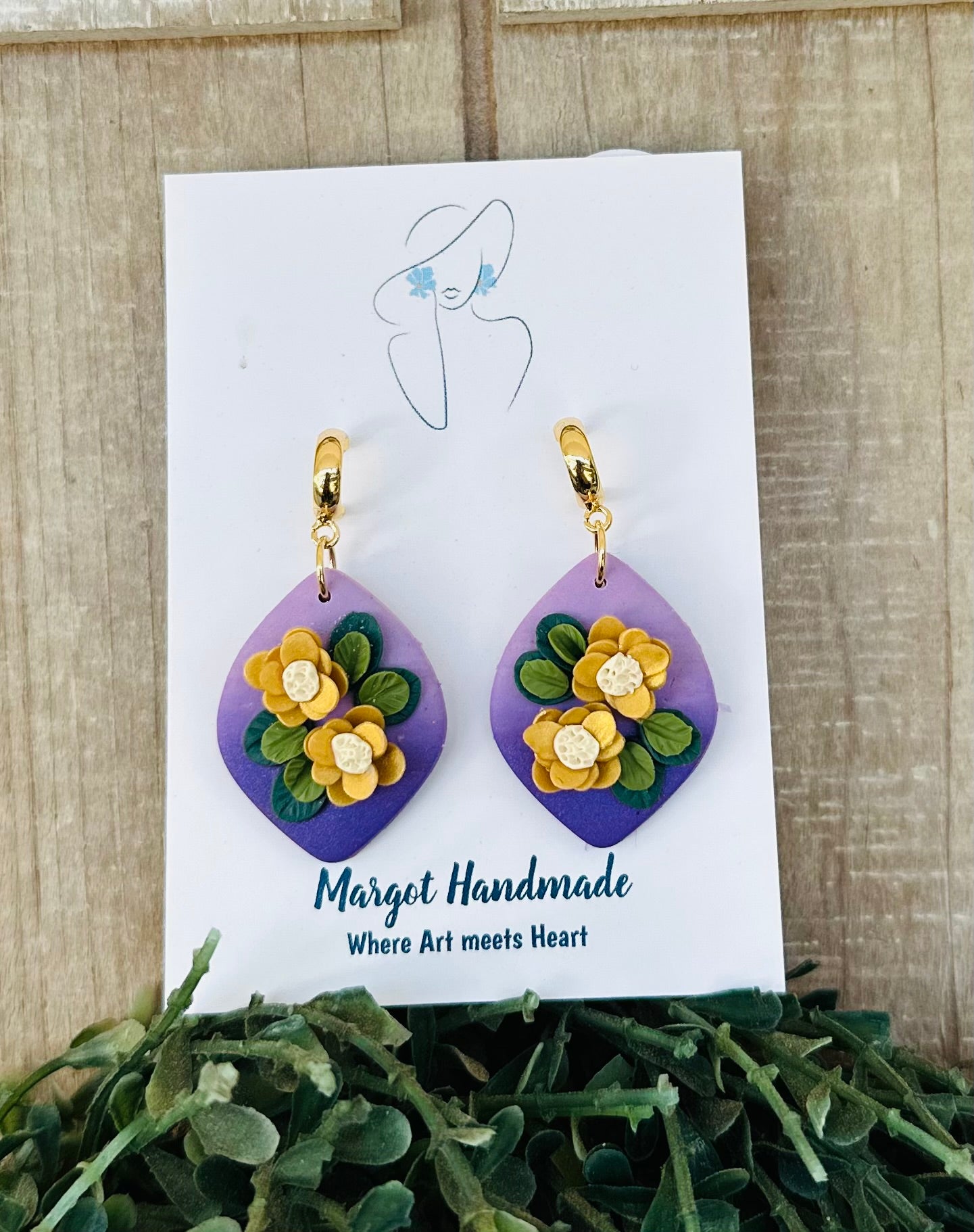 Rapunzel Inspired Earrings