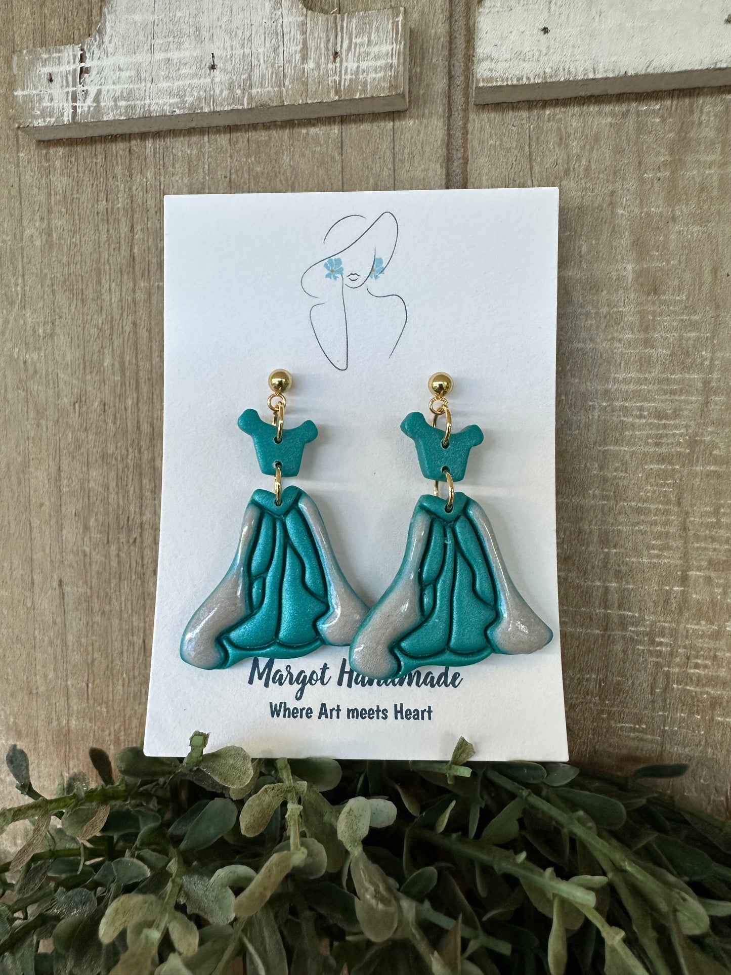 Princess Jasmine Dress Earrings