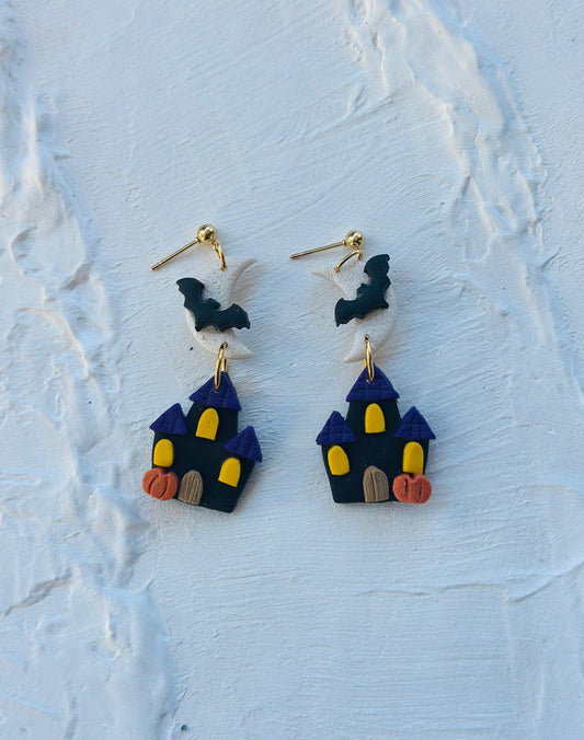 Haunted House Earrings