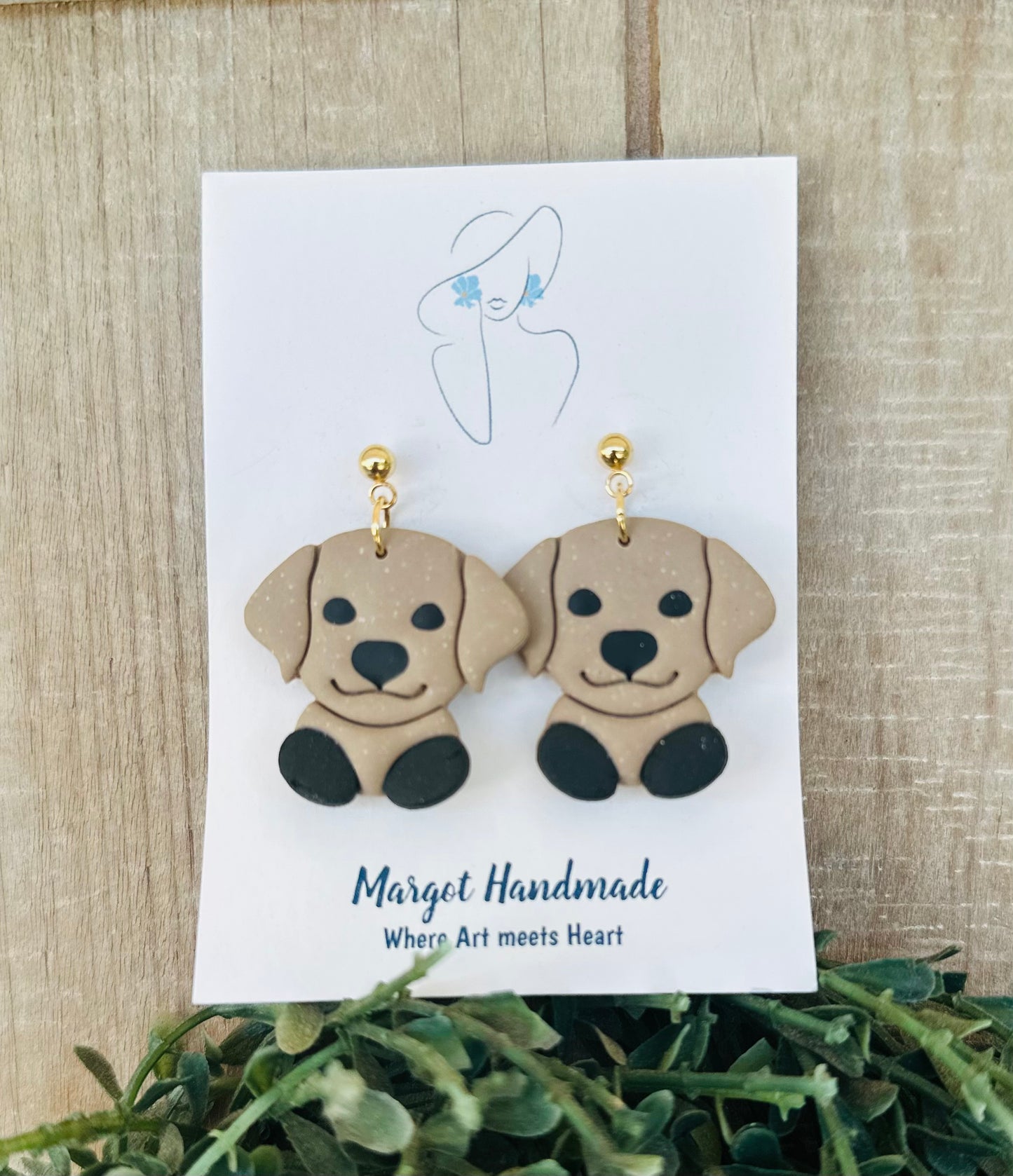 Dog Earrings