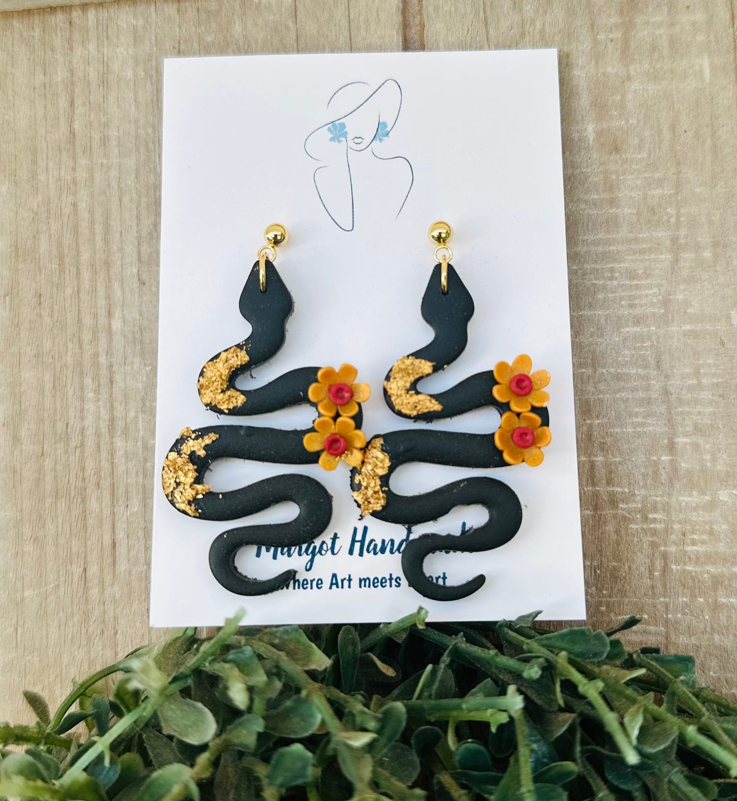 Snake Earrings (Design A)