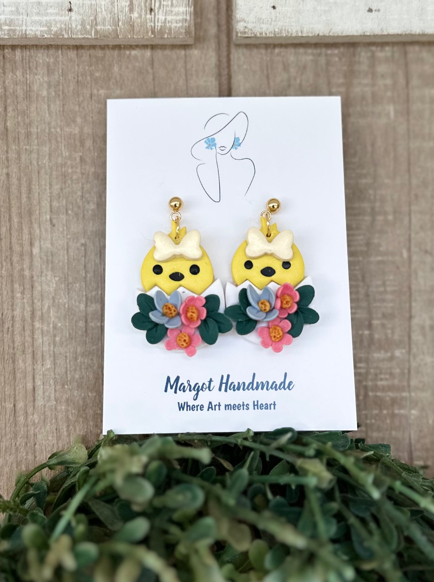 Easter Chick Earrings