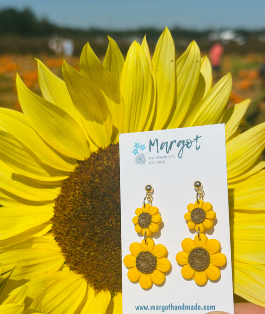 Sunflower Earrings